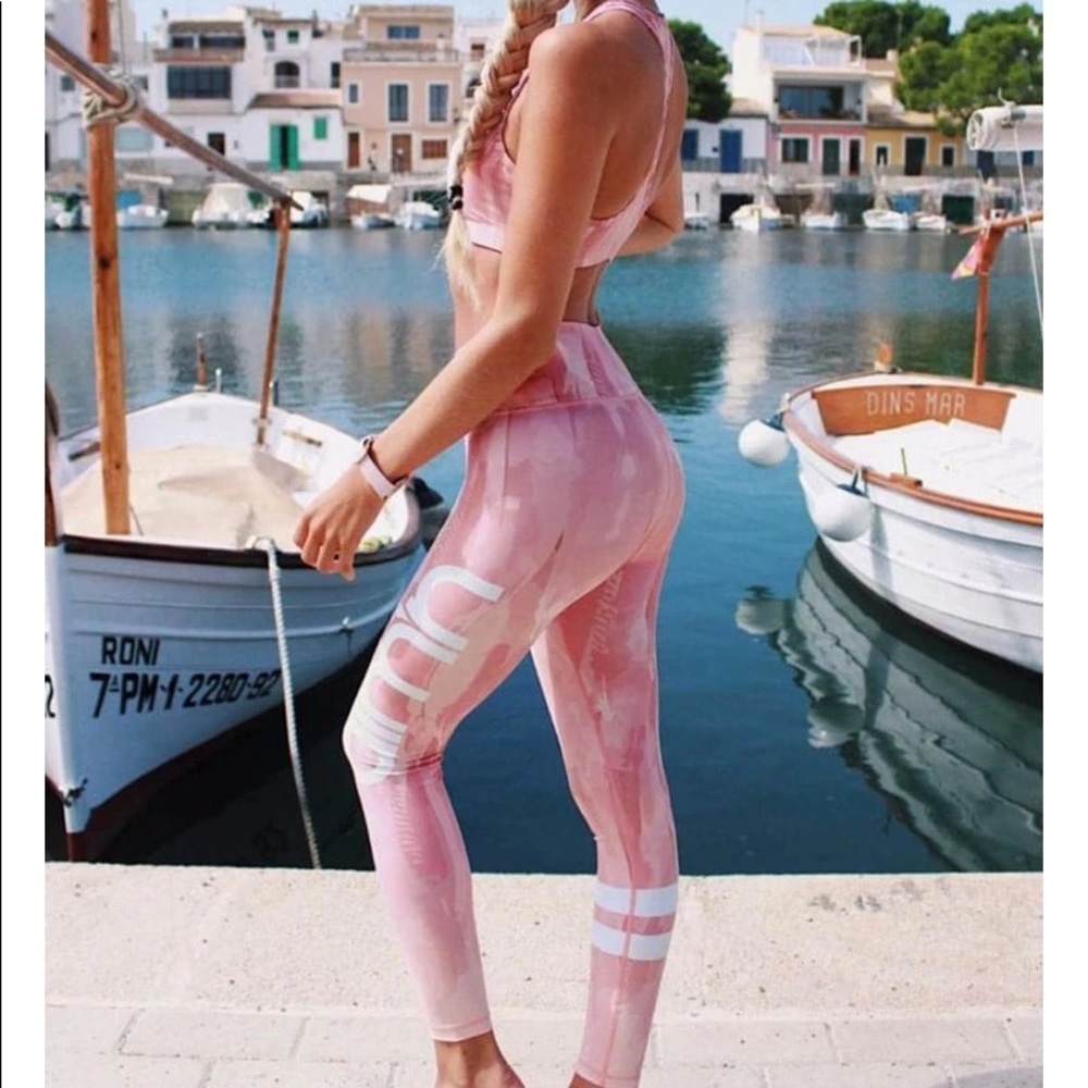 Aimn Pink Leggings